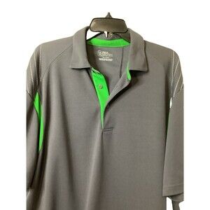 PGA Tour Men’s Golf Polo Size XL‎ Grey/Green